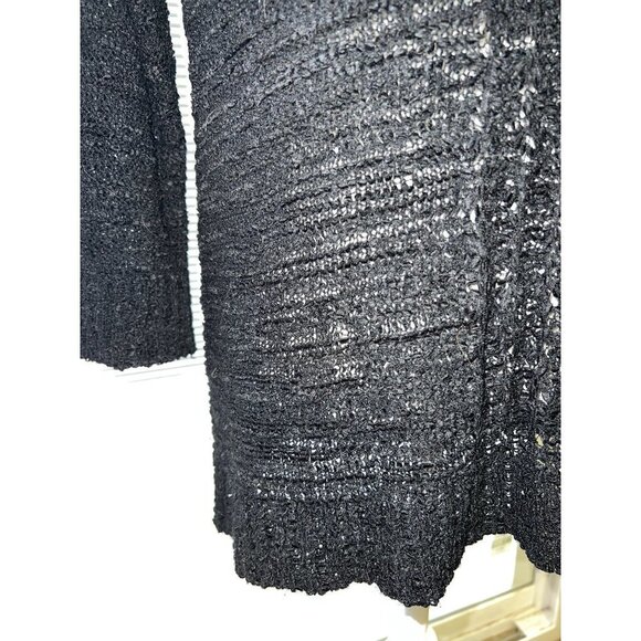 Soyaconcept Women Black Knit Cable Pullover Sweater -- Large - Picture 6 of 9